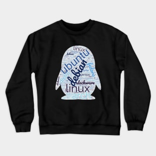 Linux wordcloud Crewneck Sweatshirt